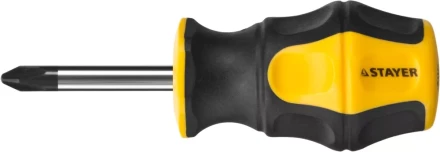 Отвертка STAYER &quot;MASTER&quot; &quot;HERCULES&quot;, Сr-V, противоскользящая рукоятка, PH2x38мм 25052-38-2_z02 купить в Сургуте