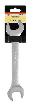 Ключ гаечный рожковый двусторонний 27х30 Энкор 26043 купить в Сургуте