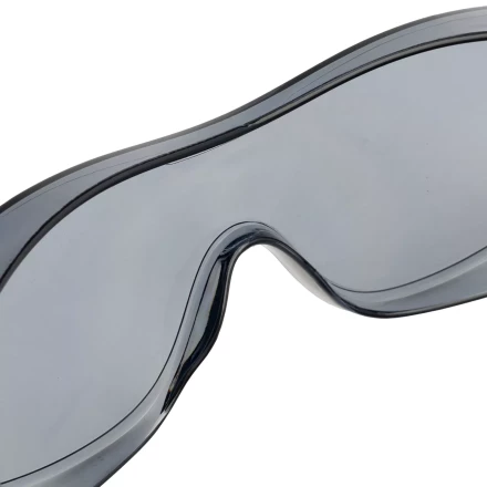 Очки защитные открытые Denzel 89203, поликарбонатные, увеличенная дымчатая линза, регулируемые дужки купить в Сургуте