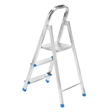 Стремянка, 3 ступени, стальная, оцинкованная Сибртех 97835 купить в Сургуте