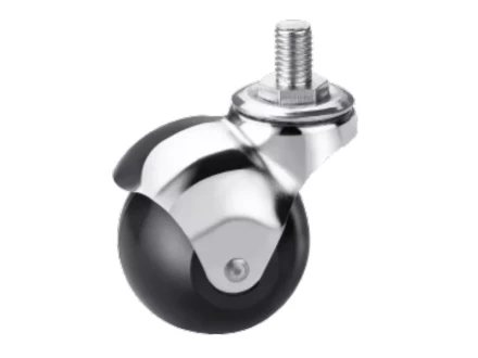 Колесо мебельное поворотное резиновое SCmt 25 50 мм с болтом 1027290 купить в Сургуте
