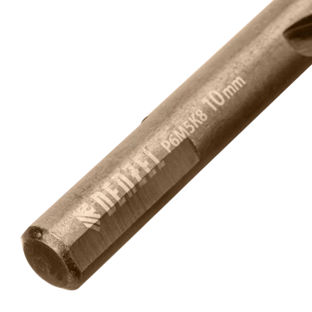 Набор сверл по металлу Denzel, 1-10 мм, Р6М5К8-TiN, Golden Tip, 10 шт 723005 купить в Сургуте