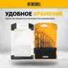 Набор сверл по металлу Denzel, 1-10 мм, Р6М5К8-TiN, Golden Tip, 10 шт 723005 купить в Сургуте