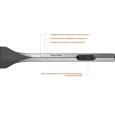 Зубило HEX 28 ALLIGATOR 29341-75-400 купить в Сургуте