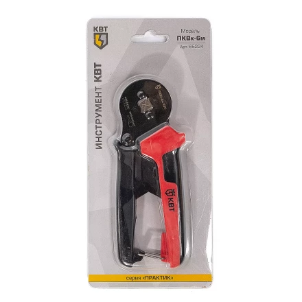 Пресс-клещи КВТ ПКВк-6м для опрессовки втулочных наконечников до 6.0 мм (85224) купить в Сургуте