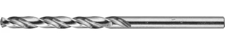 Сверло ЗУБР &quot;ЭКСПЕРТ&quot;  по металлу, цилиндрический хвостовик, быстрорежущая сталь Р6М5, класс точности А1, 4х75мм 4-29625-075-4 купить в Сургуте