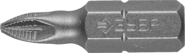 ЗУБР 2 шт, PZ1, 25 мм, кованые биты (26003-1-25-2) купить в Сургуте