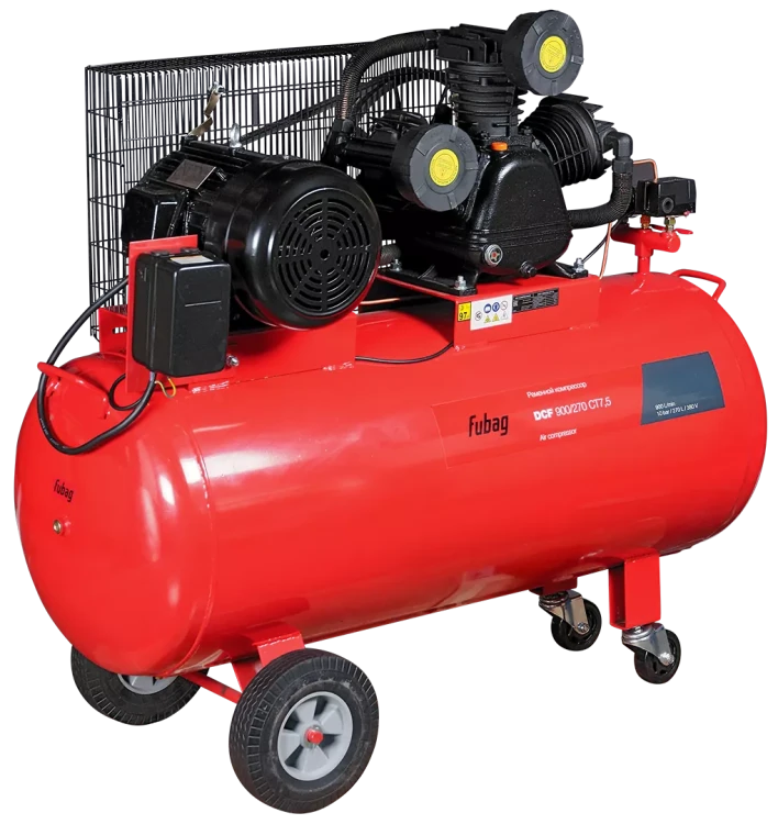 Компрессор масляный поршневой ременной Fubag DCF 900/270 CT7.5 двухступенчатый купить в Сургуте