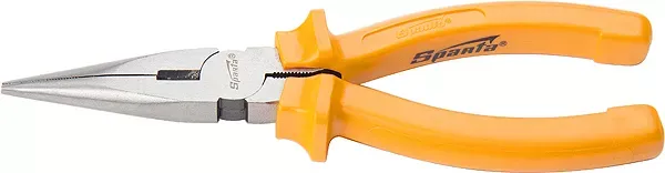 Длинногубцы Classic 160 мм прямые шлифованные пластмассовые рукоятки  SPARTA 17157 купить в Сургуте