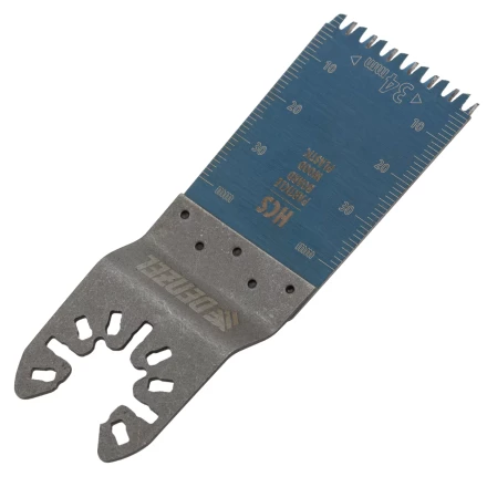 Насадка для МФИ режущая пазовая прямая, HCS, по дереву, ламинату 34 х 2.5 мм, крупный зуб Denzel 782315 купить в Сургуте