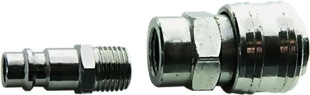 Набор переходников быстросъемное соединение резьбовое соед. 2 шт. внутр. диаметр 1/4&quot;  MATRIX 57016 купить в Сургуте