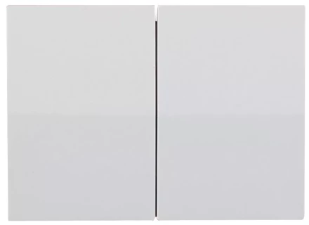 Выключатель СВЕТОЗАР &quot;ЭФФЕКТ&quot; двухклавишный, без вставки и рамки, цвет светло-серый металлик, 10A/~250B SV-54434-SM купить в Сургуте