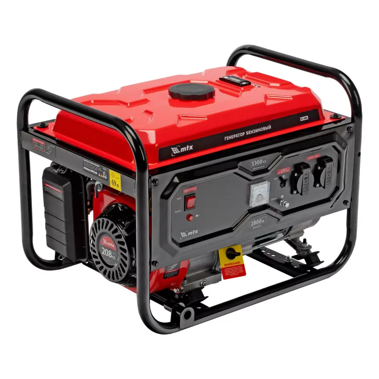Генератор бензиновый MTX RS-4000 946115, 3,3 кВт, 230В, ручной стартер купить в Сургуте