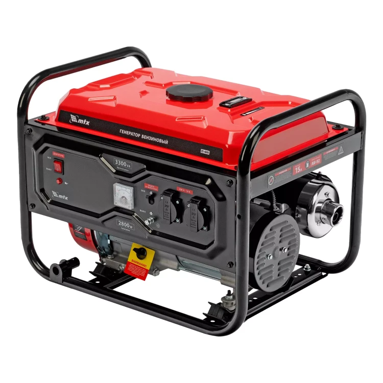 Генератор бензиновый MTX RS-4000 946115, 3,3 кВт, 230В, ручной стартер купить в Сургуте