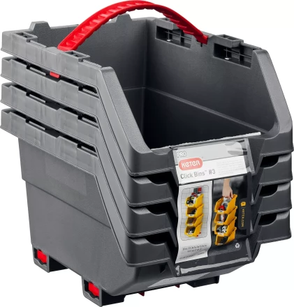 Набор лотков &quot;Clickbin&quot;, 1,3 л, KETER 38066-K4 купить в Сургуте