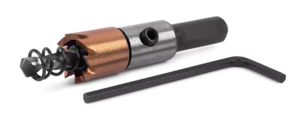 HSS-TiN коронка MESSER  16мм с центр. сверлом и толкающей пружиной для  лист. материала  до 2 мм ц/х купить в Сургуте