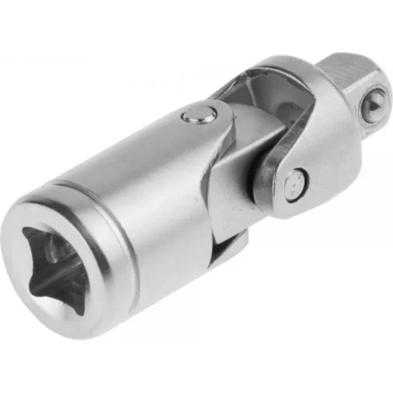 Шарнир карданный ЗУБР &quot;МАСТЕР&quot; (1/4&quot;), Cr-V, хроматированное покрытие 27723-1/4 купить в Сургуте