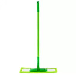 Швабра телескопическая Elfe 120 см с пластиковой складной подошвой насадка микрофибра 935055