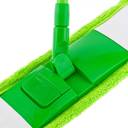 Швабра телескопическая Elfe 120 см с пластиковой складной подошвой насадка микрофибра 935055 купить в Сургуте