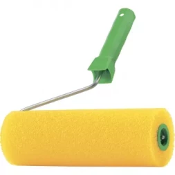 Валик &quot;СТРУКТУРНЫЙ&quot; поролоновый с ручкой, &quot;шероховатый&quot;, 180 мм СИБРТЕХ 80235