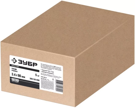 ЗУБР 90 x 3.4 мм, 5 кг, ершеные гвозди (305130-090) купить в Сургуте