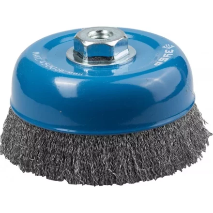 ЗУБР &quot;ПРОФЕССИОНАЛ&quot;. Щетка чашечная для УШМ, витая стальная проволока 0,3мм, 150ммхМ14 35261-150_z02 купить в Сургуте