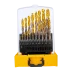 Набор сверл по металлу Denzel 723008, 1-10 мм, Р6М5К8-TiN, Golden Tip, 19 шт купить в Сургуте