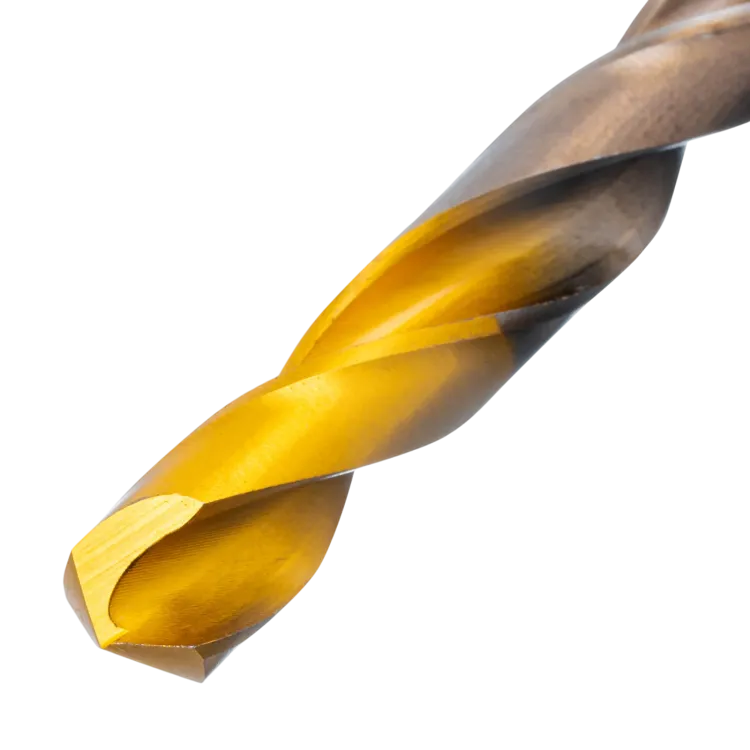 Набор сверл по металлу Denzel 723008, 1-10 мм, Р6М5К8-TiN, Golden Tip, 19 шт купить в Сургуте
