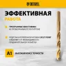 Набор сверл по металлу Denzel 723008, 1-10 мм, Р6М5К8-TiN, Golden Tip, 19 шт купить в Сургуте
