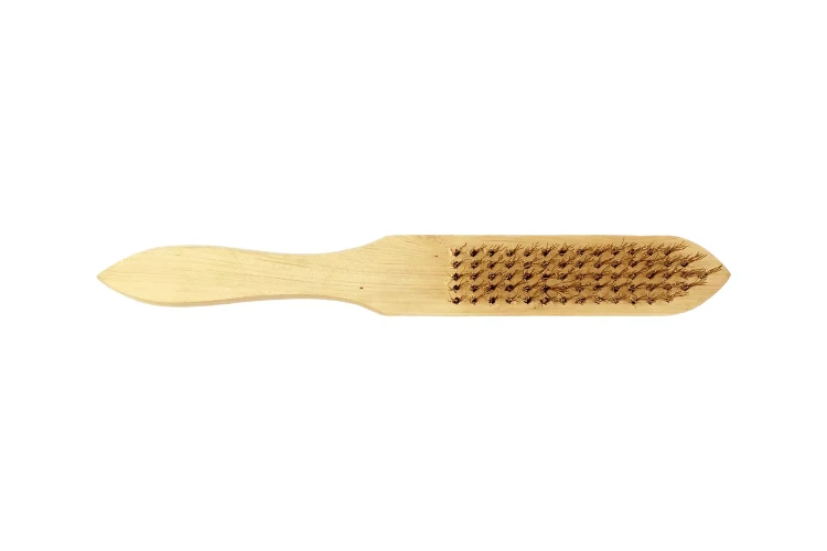 Щетка для металла ручная 5-ти рядная деревянная Энкор 51535 купить в Сургуте
