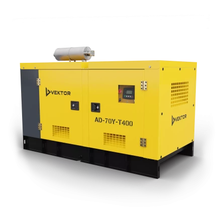 Дизельный генератор Vektor AD-70Y-T400 в шумозащитном кожухе с АВР купить в Сургуте