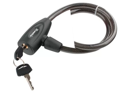 Замок тросовый универсальный 10х650 мм MATRIX 91814 купить в Сургуте