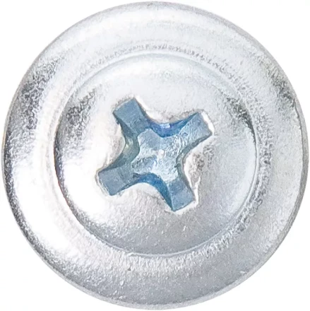 Саморезы 4,2 х 75 с прессшайбой PH №2 острый наконечник оцинкованные 3000 шт в коробке Шурупь 48725 купить в Сургуте