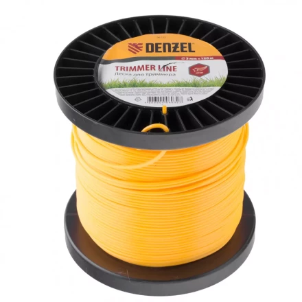 Леска для триммера звезда   3,0 мм 120 м на Din катушке Россия Denzel 96132 купить в Сургуте