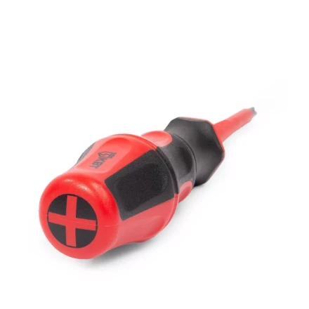 Набор диэлектрических отверток КВТ VDE НИО-12, профиль SL, PH, PZ/FL и ключи для электрошкафов, 12 предметов (103016) купить в Сургуте