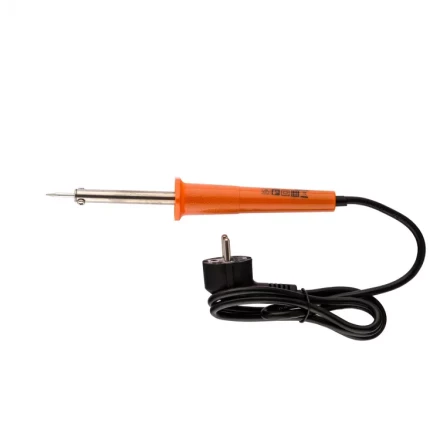 Ремонтный набор электрика 7 предметов: паяльник 30 Вт припой флюс две отвёртки пинцет подставка Sparta 913111 купить в Сургуте