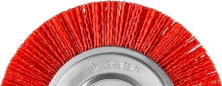 ЗУБР &quot;ПРОФЕССИОНАЛ&quot;. Щетка дисковая для УШМ, нейлоновая проволока с абразивным покрытием, 100х22мм 35160-100_z01 купить в Сургуте