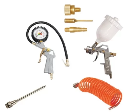 Компрессор безмасляный поршневой прямой привод Fubag  Expert Set OL195/24+5 предметов  купить в Сургуте