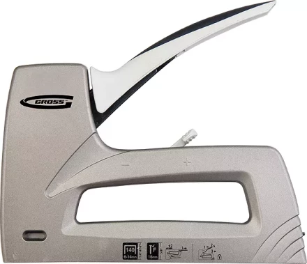 Степлер мебельный (Aluminium 140) алюм. корпус рег. удара тип скобы 140 300 6-14 мм  GROSS 41007 купить в Сургуте