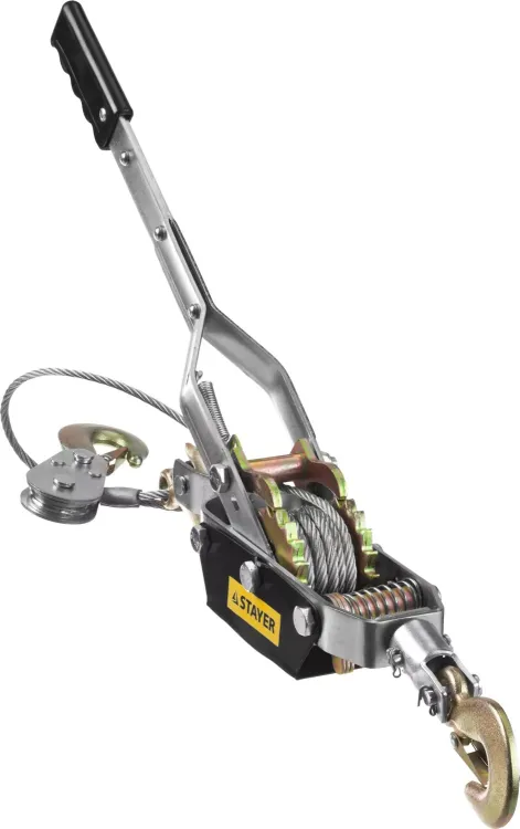 Лебедка STAYER "MAXPull" рычажная, тросовая, 4т/3м 4310-4 купить в Сургуте