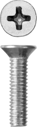 Винт ЗУБР &quot;МАСТЕР&quot; DIN 965, класс прочности 4.8, оцинкованный, M3x12мм, 5кг 303110-03-012 купить в Сургуте