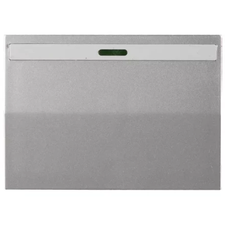 Выключатель СВЕТОЗАР &quot;ЭФФЕКТ&quot; одноклав., с эффектом свечения, без вставки и рамки, цвет светло-серый металлик, 10A/~250B SV-54431-SM купить в Сургуте