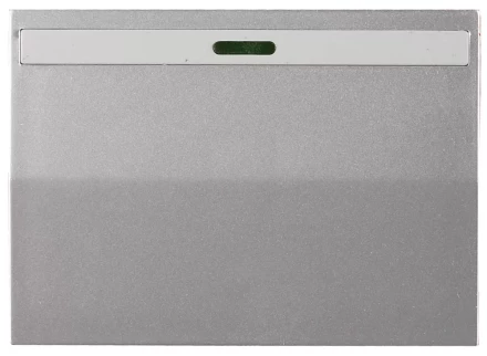 Выключатель СВЕТОЗАР &quot;ЭФФЕКТ&quot; одноклав., с эффектом свечения, без вставки и рамки, цвет светло-серый металлик, 10A/~250B SV-54431-SM купить в Сургуте