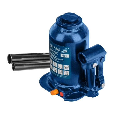 Домкрат гидравлический бутылочный телескопический Stels 51149, 6 т, подъем 180-410 мм 51149 купить в Сургуте