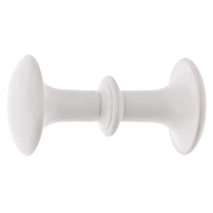 Ручка-кнопка РК1 пластмассовая белая 5штук  Металлист Россия 91587 купить в Сургуте