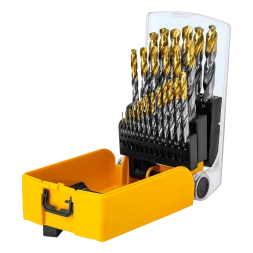 Набор сверл по металлу Denzel 723009, 1-13 мм, Р6М5-TiN, Golden Tip, 25 шт