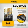 Набор сверл по металлу Denzel 723009, 1-13 мм, Р6М5-TiN, Golden Tip, 25 шт купить в Сургуте