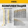 Набор сверл по металлу Denzel 723009, 1-13 мм, Р6М5-TiN, Golden Tip, 25 шт купить в Сургуте