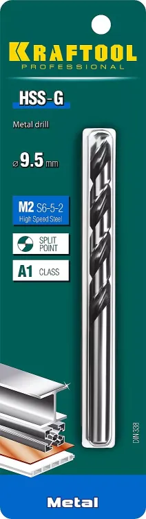 Сверла по металлу HSS-G 29651-9.5 купить в Сургуте