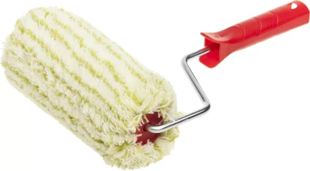 Валик ЗУБР &quot;ЭКСПЕРТ&quot; ФАСАДНЫЙ-ГИГАНТ &quot;МАКСПРОФИ&quot;, полиакрил, ворс 22мм, ручка 8мм, d=68/180мм 03508-18 купить в Сургуте